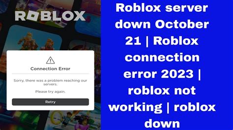 what is wrong with roblox october 21|roblox is down today.